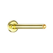 Tige de labret « Micro » plaquée or...