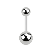 Banana white with two silver balls