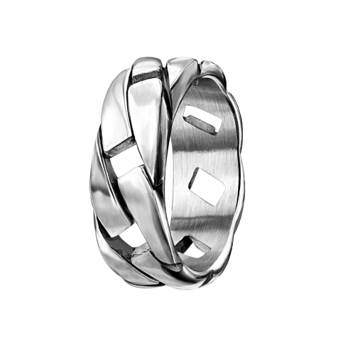 Ring silver chain