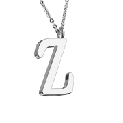 Chaîne argent pendentif lettre Z