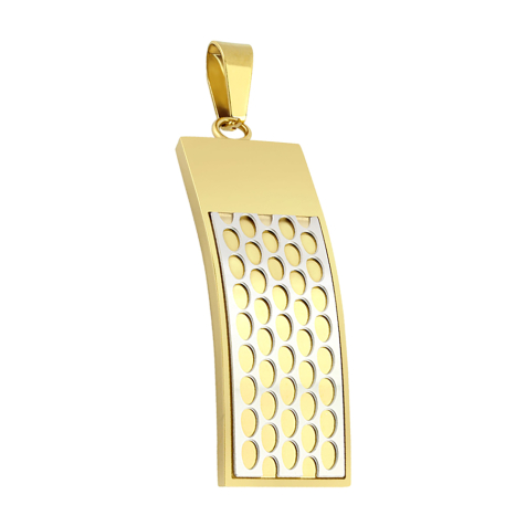 Anhänger vergoldet mit Bienenwabe