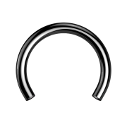 Circular rod black with 1.2 mm internal thread