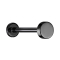 Micro Labret filetage intérieur noir disque