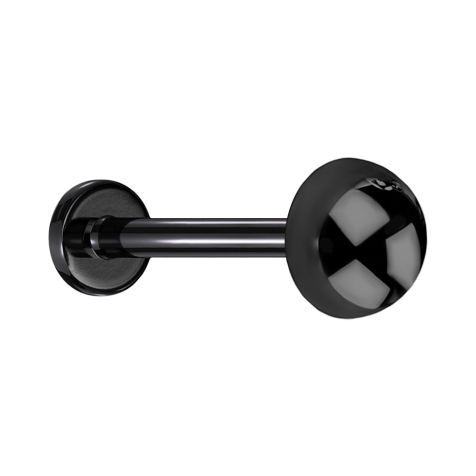 Micro Labret Internal Thread Black Dome