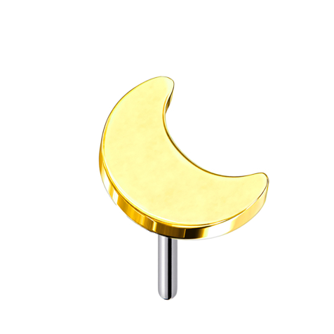 Lune sans fil plaquée or