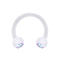 Micro Circular Barbell transparent mit zwei Kugeln Kristall multicolor