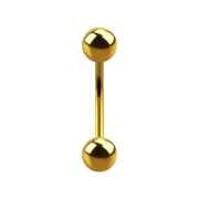 Micro banane dorée avec deux boules