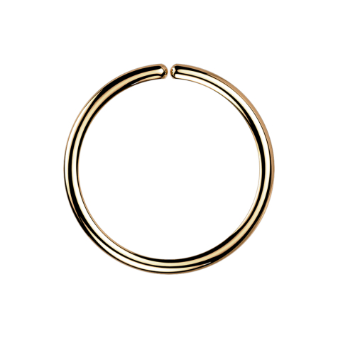 Micro Piercing Ring rosegold mit Titanium Beschichtung