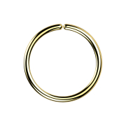 Micro Piercing Ring vergoldet mit Titanium Beschichtung