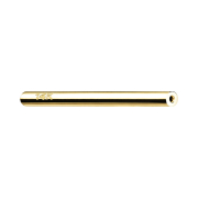 Micro Threadless Barbell-Stab 14k gold