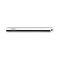 Barre Micro Threadless Barbell en or blanc 14k