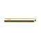 Barre Threadless Barbell en or 14k