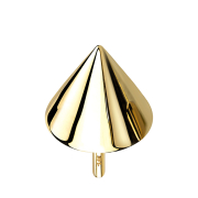 Cono Threadless Oro 14k