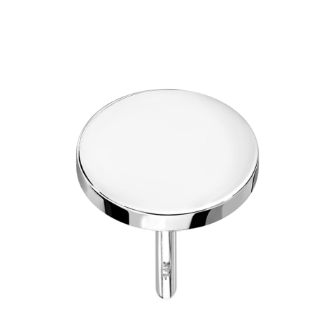 Disco senza fili in oro bianco 14k