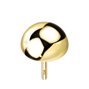 Cupola senza fili in oro 14k