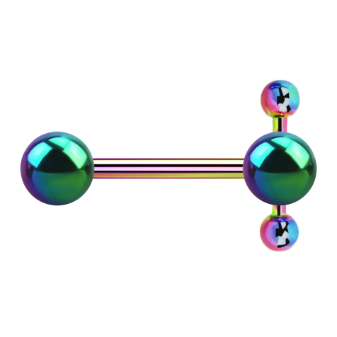 Barbell coloré Spinner avec boule et boule avec barbell