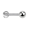 Labret Micro Threadless argenté avec boule
