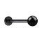 Labret Micro Threadless noir avec boule