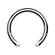 Circular Barbell-Stab silber mit vier 0.8 mm...