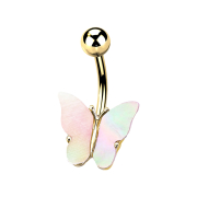 Banana gold-plated abalone butterfly bright