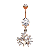 Banane or rose avec deux boules cristal argent Pendentif...