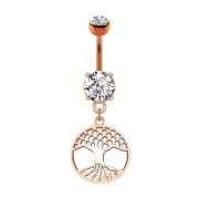 Banana rose gold with two balls crystal silver pendant...