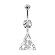 Banane argent avec deux boules cristal argent Pendentif...