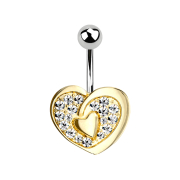 Banane dorée à lor fin avec boule...