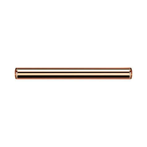 Micro Barbell-Stab rosegold mit 0.8 mm Innengewinde