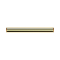 Gold-plated micro barbell rod with 0.8 mm internal thread