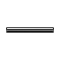 Black barbell bar with internal thread