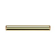 Barbell-Stab vergoldet mit 1.2 mm Innengewinde