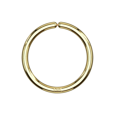 Micro piercing anneau 14k or