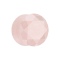 Tappo sfaccettato e svasato in pietra di quarzo rosa