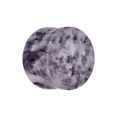 Flared Plug en pierre de lunedevite