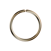 Micro piercing ring in rose gold