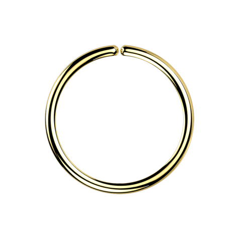 Gold-plated micro piercing ring