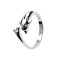 Ring silver dolphin