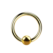Micro Ball Closure Ring vergoldet