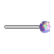 Boucles doreilles boucles doreilles argent opale violette...