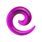 Dehnspirale violett transparent