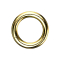 Segment ring hinged gold-plated