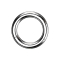 Segmentring klappbar silber