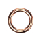 Segmentring klappbar rosegold