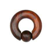 Ball closure ring made from Narra wood