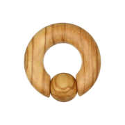 Anello di chiusura a sfera in legno dulivo