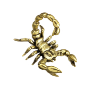 Ohrgewicht vergoldet Skorpion