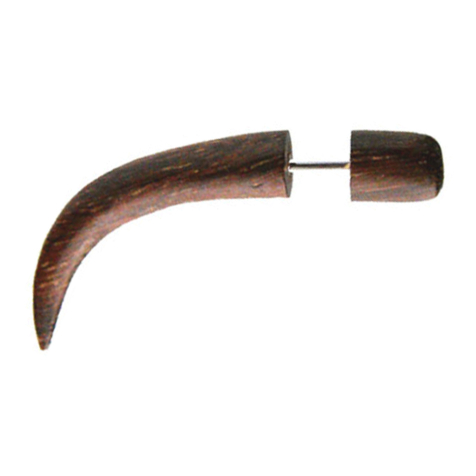 Fake Expander gebogen rund aus Narra Holz