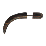 Fake Expander gebogen rund aus Palmholz