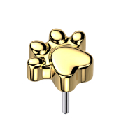 Patte sans filetage plaquée or